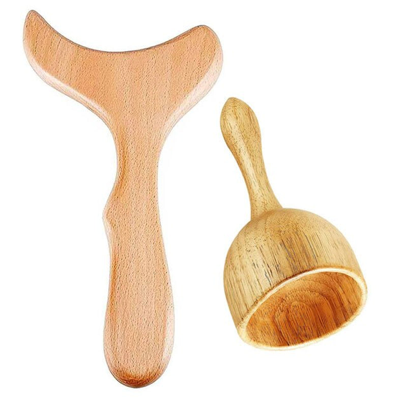 ZONGKUNG Wood Therapy Massager Maderoterapia Kit for Lymphatic Drainage anti Cellulite Body Slimmling Wood Gua Sha Massage Tools