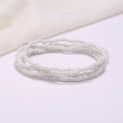 Summer Sexy Bikini Beach Belly Chain for Women Girls Bohemia Colorful Beads Belt Waist Chains Body Jewelry Vintage Waistband