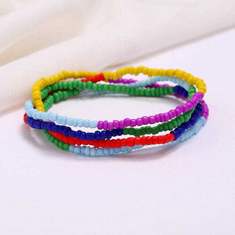 Summer Sexy Bikini Beach Belly Chain for Women Girls Bohemia Colorful Beads Belt Waist Chains Body Jewelry Vintage Waistband